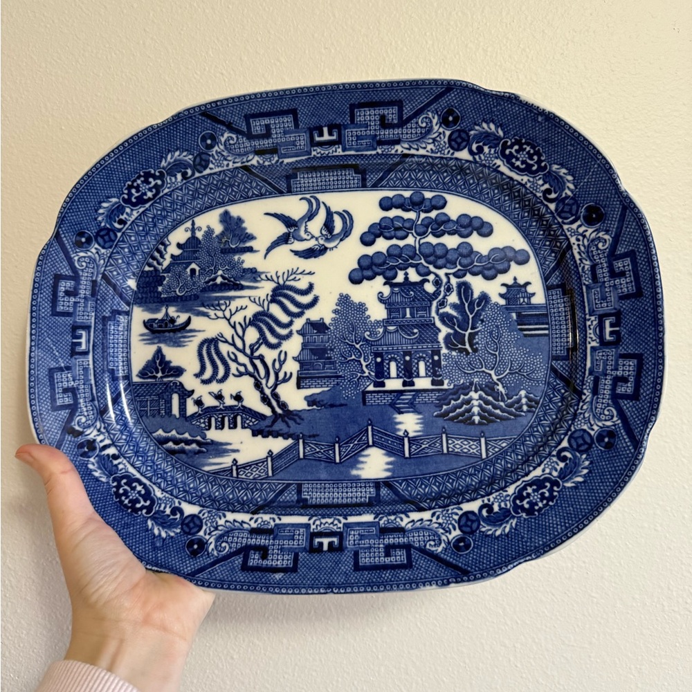 Ridgeway & Co Blue and White Platter